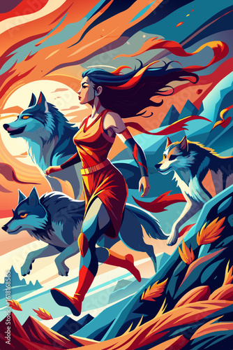 The woman who runs with the wolves
