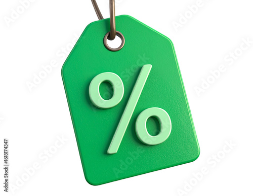 percent symbol on white background