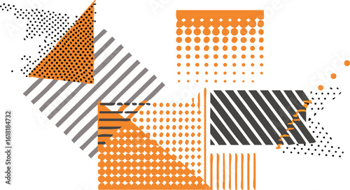 Abstract Minimal Mid-Century Vector Art – Retro Geometric Shapes, Earth Tones, Vintage Modern Wall Decor, Boho Scandinavian Style for Interior, Print, and Design Use
