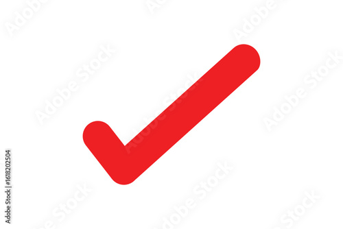 red check mark