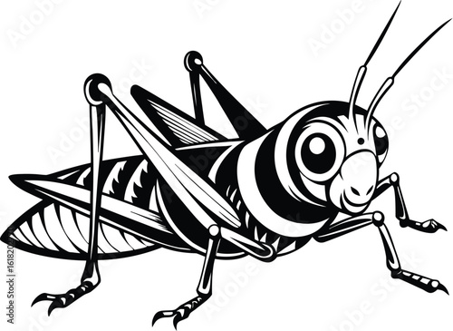Grasshopper silhouette, insect silhouette, jumping bug drawing, minimal line sketch, nature insect design
