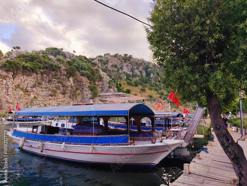 Wallpaper Mural Beautiful bright nature photo image of marina yacht club boat in the sea with blue sky ultra high quality resolution wallpaper banner poster  Torontodigital.ca