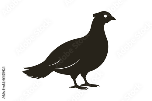grouse--black-illustration-silhouette-vector