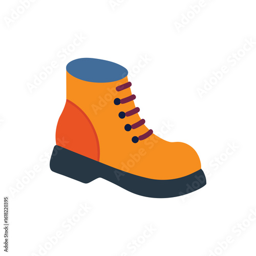 hiking boot vector illustration