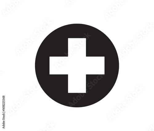 Hospital sign icons set. filled and line illustration. Hospital sign icon vector outline set illustration sign. Medical location point icon vector sign