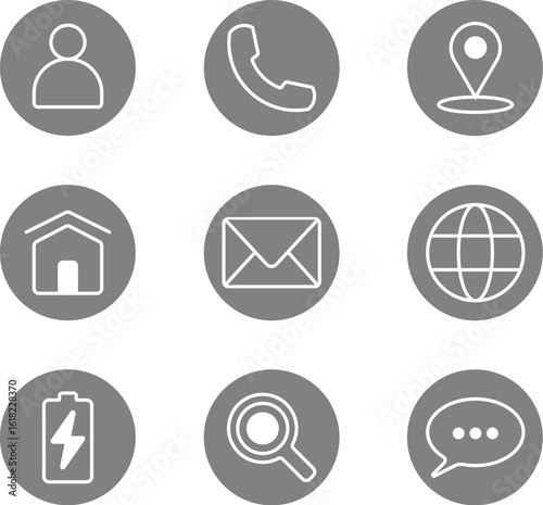 icons, symbol, vector