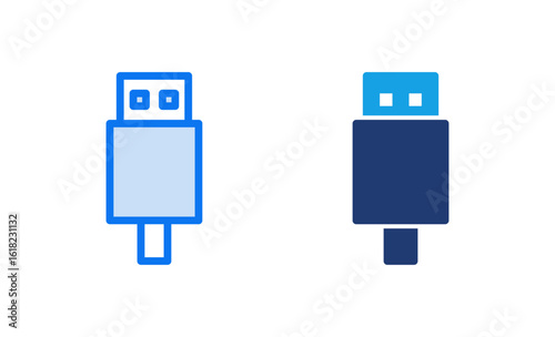 Usb icon vector illustration. Flash disk sign and symbol. flash drive sign.