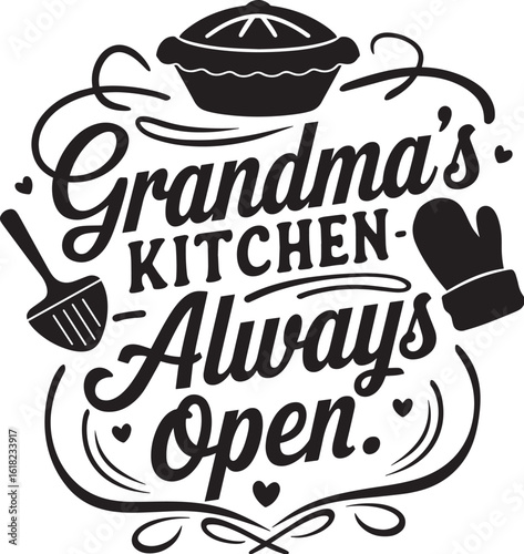 Kitchen Quote Design – Funny and Farmhouse Style Sayings, Rustic Kitchen Decor Set with Humorous Cooking and Baking Quotes, Printable Kitchen Wall Art and Towel Quote Collection