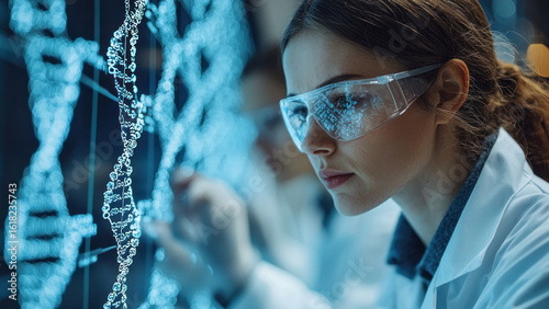 Researchers in Clean Lab Coats Working with Biotechnology Innovations
