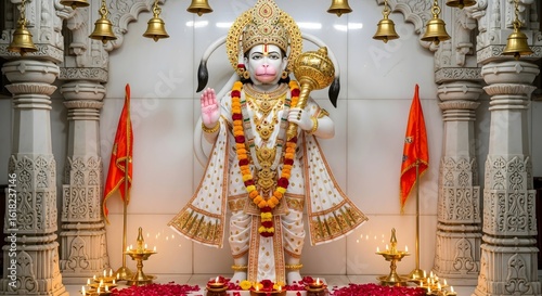 Explore hanuman statue hindu god india temple deity worship culture tradition religion faith