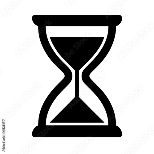 Hourglass Countdown Icon Vector Flat and Clean Look