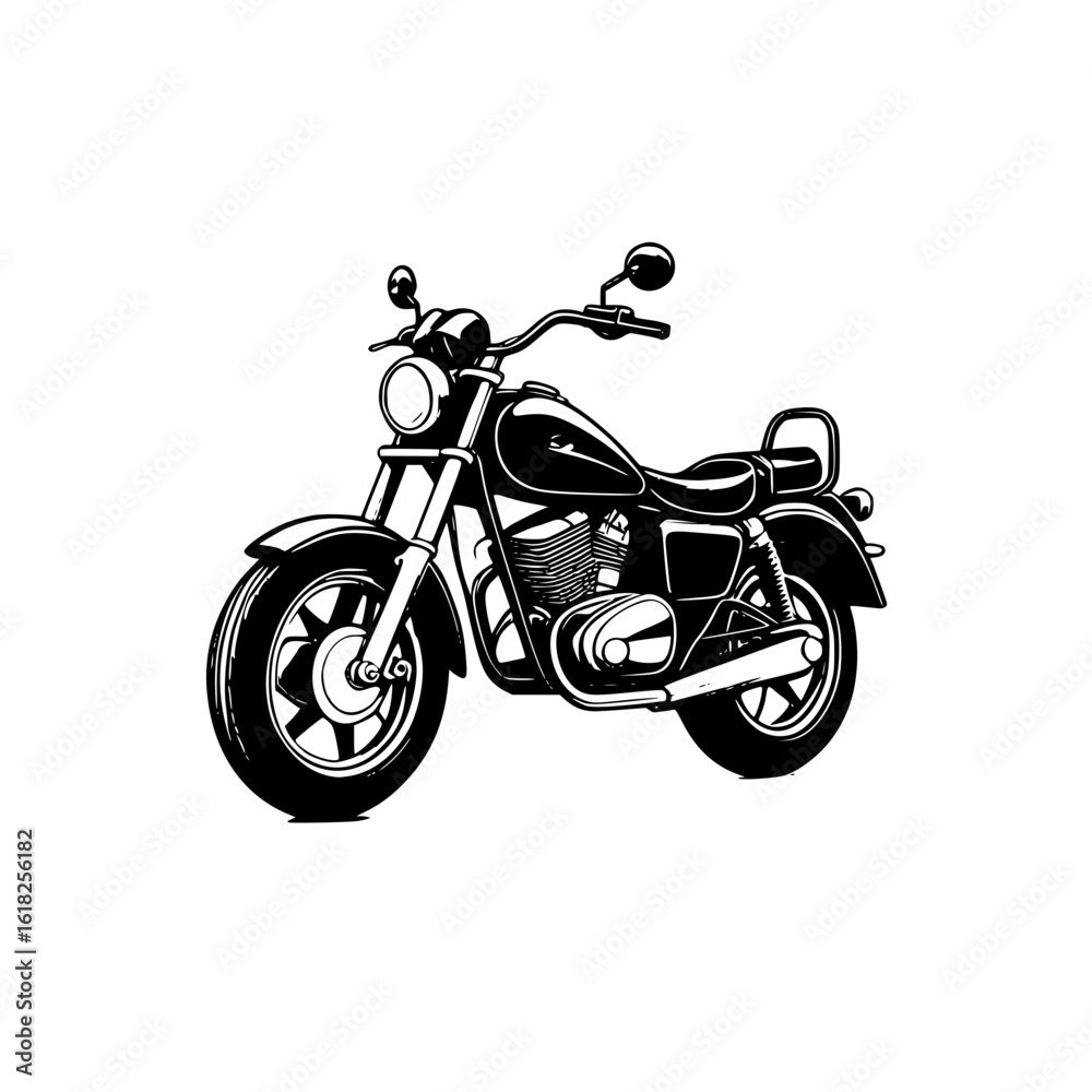 Obraz premium motorcycle isolated on white background