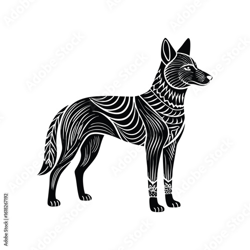 dog cartoon illustration vector