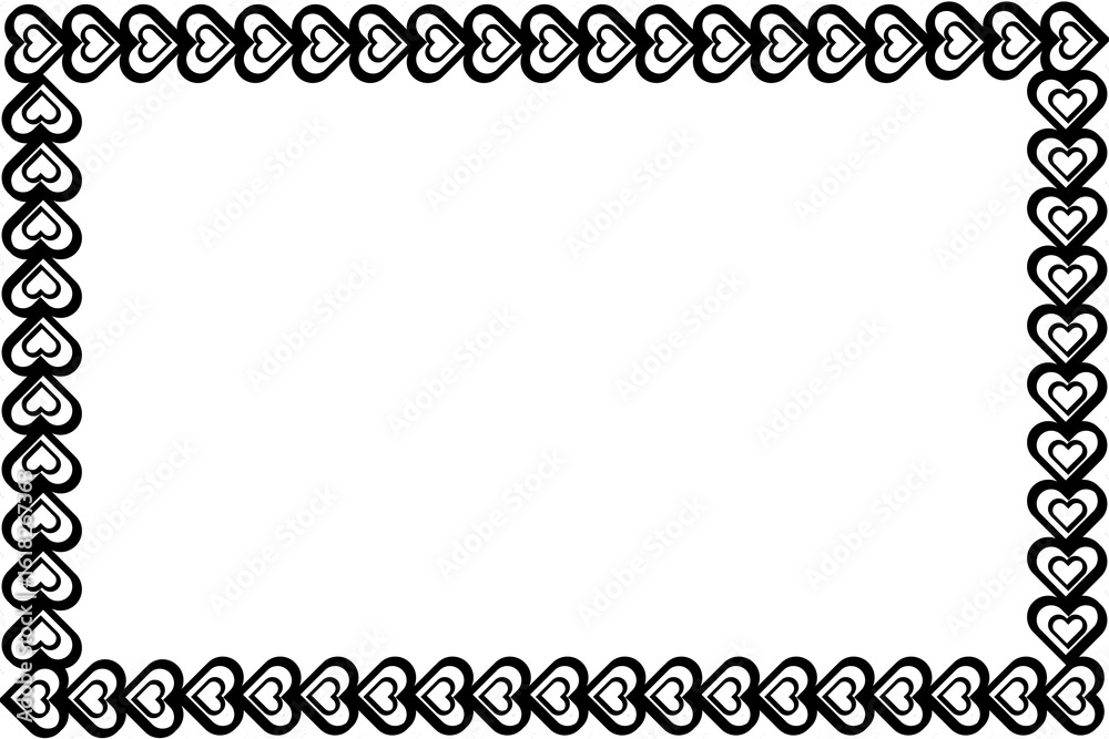 Simple Black Frame, with White Background, Unique Frame, Border Frame, Photo Frame Simple Black Frame, with White Background, Unique Frame, Border Frame, Photo Frame