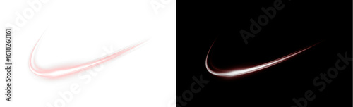 laser, sport, line, red, race laser, sport, line, red, race PNG Overlay. Transparent glowing track with futuristic motion, neon flow, and speed flare. Ideal for tech, racing, or dynamic energy 