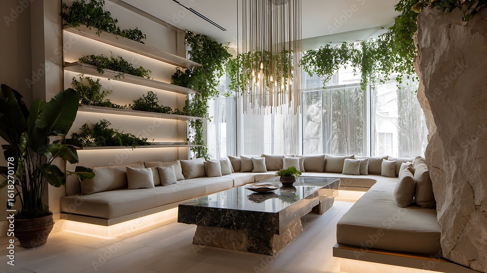 Fototapeta premium Modern living room 