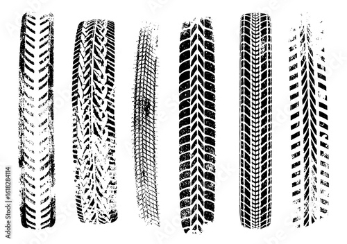 Tire, car, rubber, wheel, black elements in detailed PNG. Winter texture and auto pattern for car, tire, rubber, wheel, black scenes. Transparent PNG with Overlay effect included.