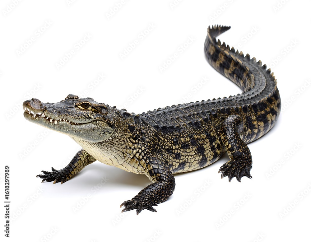 Fototapeta premium Croc on white background
