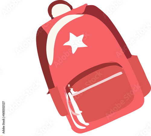 red travel bag