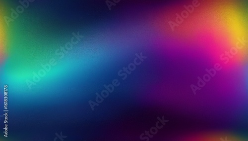 a seamless dark gradient background with a grainy texture featuring gradient colors from purple to blue and green the grain effect adds depth and texture perfect for vibrant dynamic design project