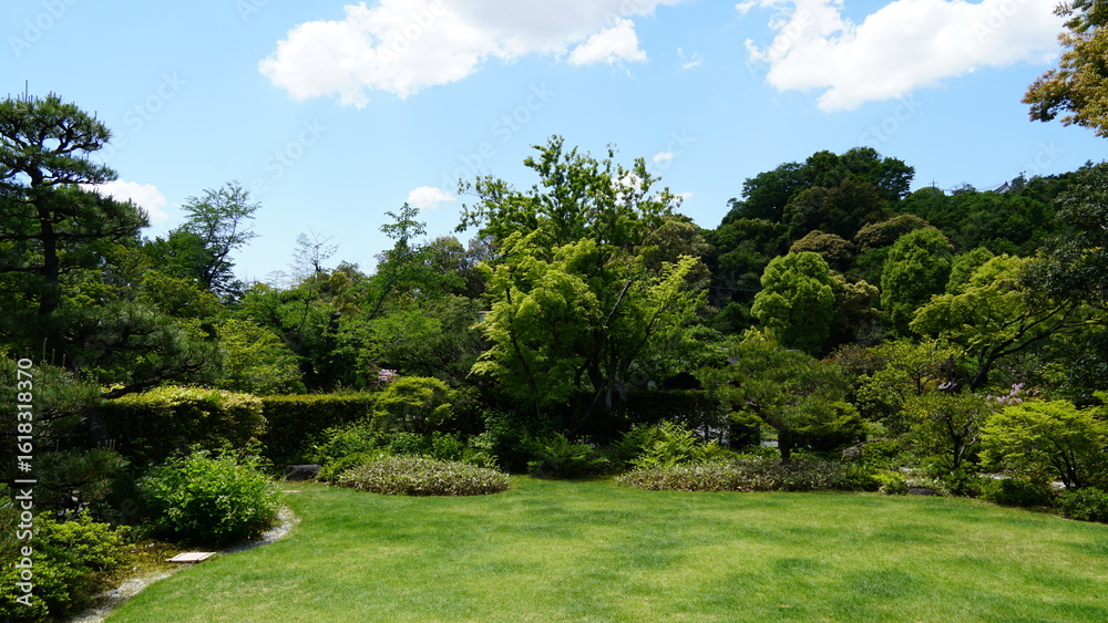Obraz premium Japanese Garden Yūraku-en, Inuyama, Aichi, Japan