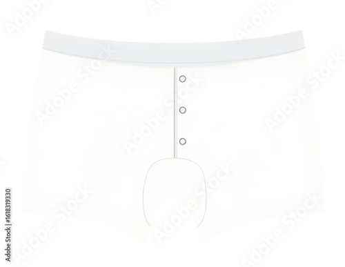 Comfortable underwear displayed, evoking simple style