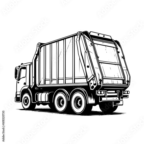 dump truck vector illustration