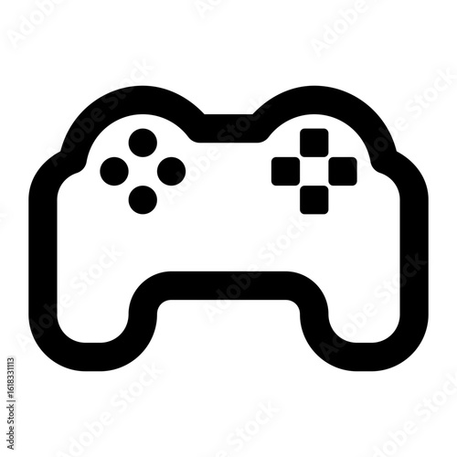 Joystick icon for gaming and console controls