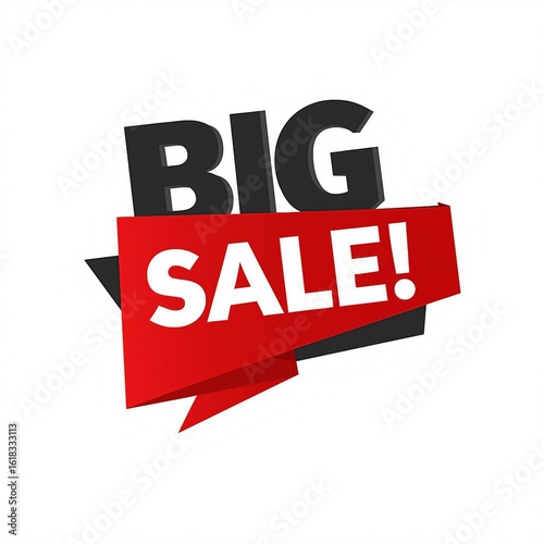 Wallpaper Mural Bold big sale announcement ribbon graphic Torontodigital.ca