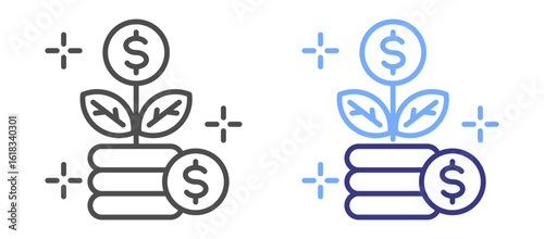 Investment icon color