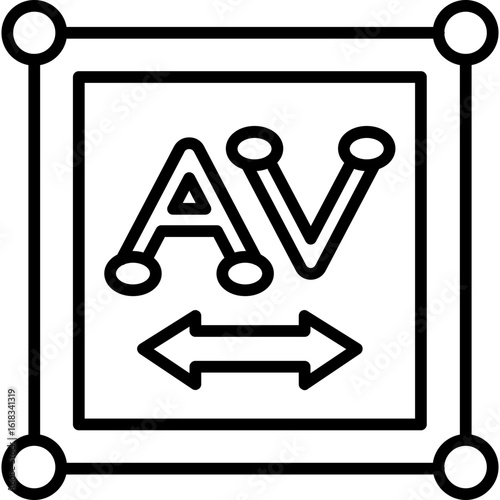 Kerning Icon
