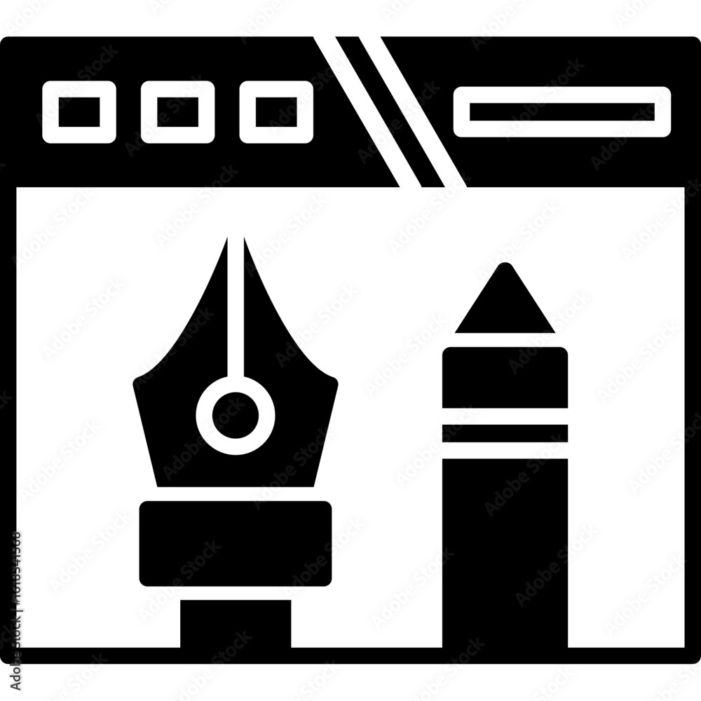 Obraz premium Graphic Tool Icon