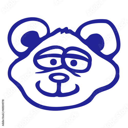 Bear Happy Smile Cute Teddy Friendly Comic Grizzly