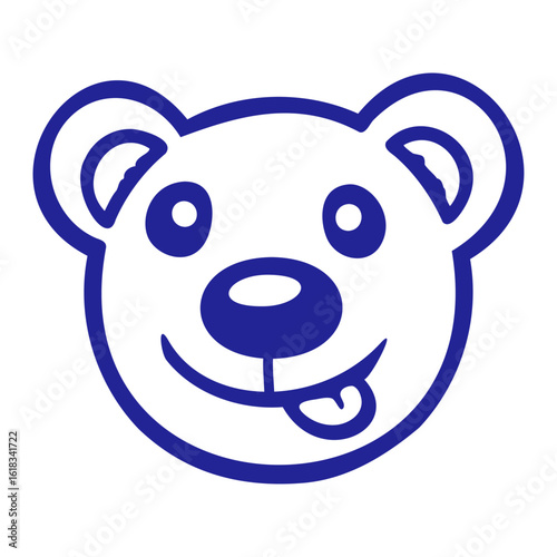 Bear Happy Smile Cute Teddy Friendly Comic Grizzly