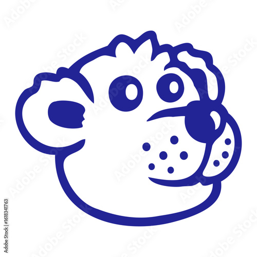 Bear Happy Smile Cute Teddy Friendly Comic Grizzly
