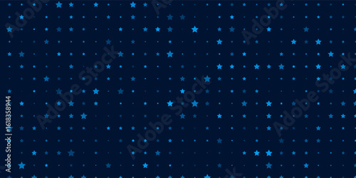 Vector binary code dark blue background. Big data and programming hacking, deep decryption and encryption, computer streaming numbers 1,0. Coding or Hacker concept.