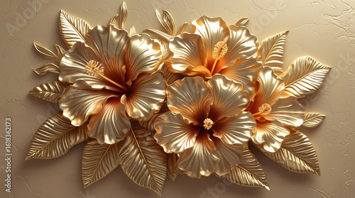 golden floral ornament