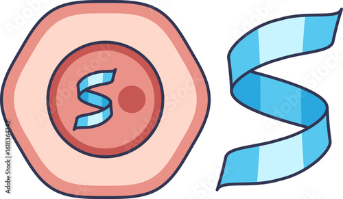 Stylized icon of a cell with a sirtuin protein in its nucleus. Represents sirtuin activation, a key cellular process for anti-aging, DNA repair, and metabolic health.