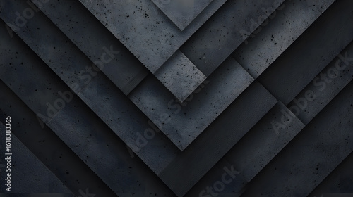 Dark geometric pattern with chevron shapes.