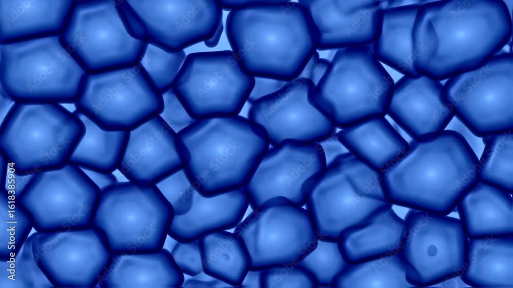 Abstract blue geometric pattern