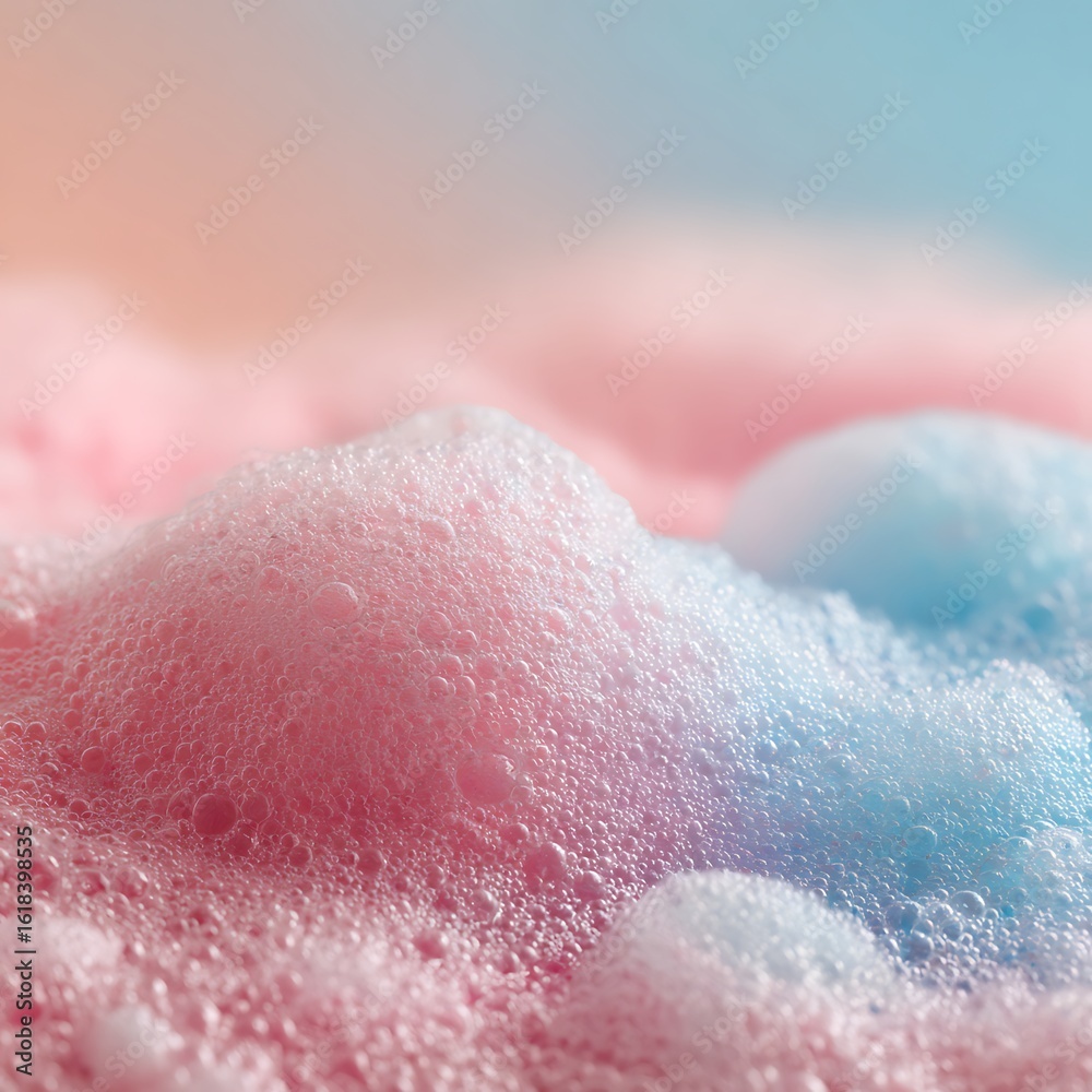 Fototapeta premium Macro Close-Up of Soft Foam Texture – Abstract Surface