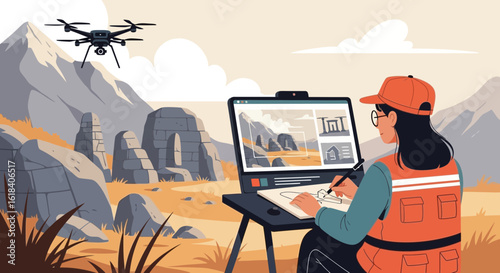 Archaeological Documentation Using Drone Technology For Landscape Analysis