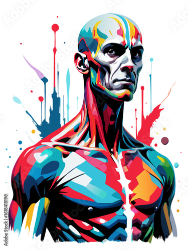  colorful anatomical illustration human