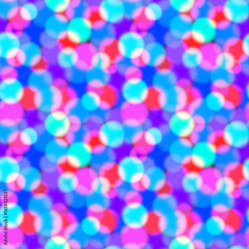Naklejka premium 水玉ボケシームレス