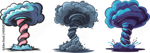 Cartoon Tornado Illustration
