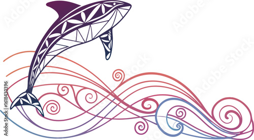 abstract gradient design color lines vector for different use as for screen print, wallpaper, mobile screen etc.