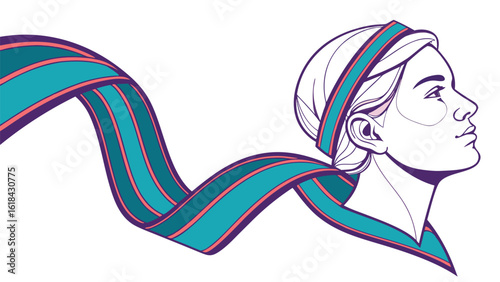 abstract gradient design color lines vector for different use as for screen print, wallpaper, mobile screen etc.