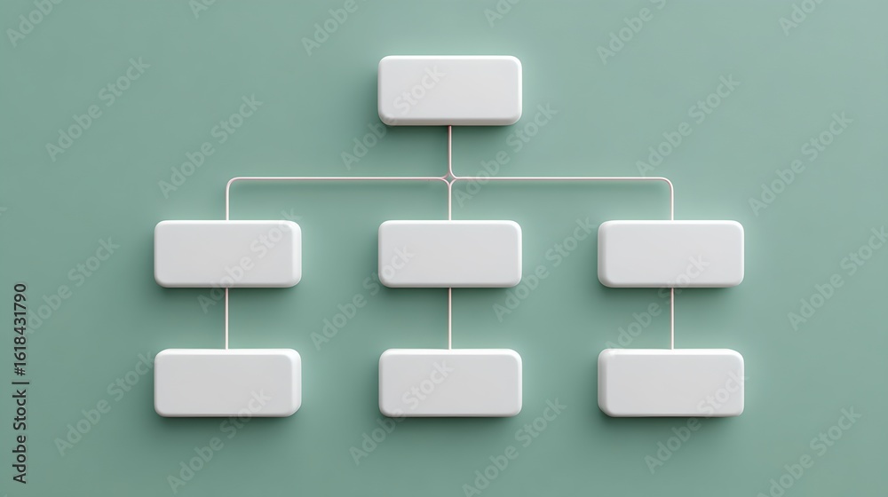 Fototapeta premium Understanding Organizational Hierarchies and Structures