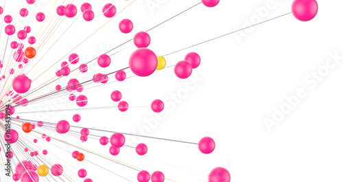 network holding in hand 3d ...