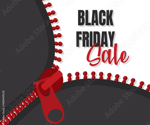 Black friday Sale banner template design, Big sale special offer. end of season special offer banner. vector illustration.